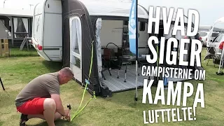 Hvad siger campisterne om Kampa lufttelte (Sommerkaravanen 2017)