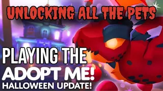 Getting All The Pets From Adopt Me Halloween Update 2022!