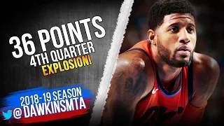 Paul George Full Highlights 2018 12 30 Mavs vs Thunder   36 Pts 5 Rebs!  FreeDawkins