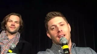 The fans, Jensen Ackles, Jared Padalecki sing happy birthday to Jensen's Mom at NashCon