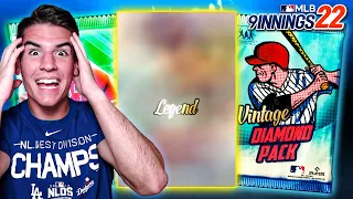 PULLING A LEGEND FROM A PREMIUM PACK?! Signature and Vintage Pack Opening! - MLB 9 Innings 22