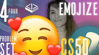 PROBLEM SET 4: EMOJIZE | SOLUTION (CS50 PYTHON)