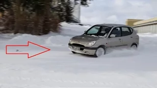 Daihatsu Sirion AWD DRIFT Snow Fun 4x4