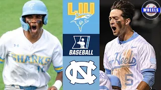LIU vs #4 North Carolina (MUST WATCH, AMAZING GAME!) | Chapel Hill Regional | 2024 College Baseball