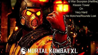Mortal Kombat XL - Kold War Scorpion (Hellfire) Klassic Tower On Very Hard No Matches/Rounds Lost