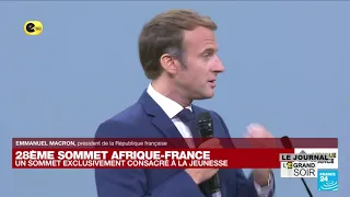 28ème SOMMET AFRIQUE-FRANCE: SOMMET EXCLUSIVEMENT CONSACRE A LA JEUNESSE #sommet#france#macron#