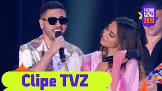 Anitta e Kevinho vencem categoria Clipe TVZ do Ano com "Terremoto" | Prêmio Multishow 2019