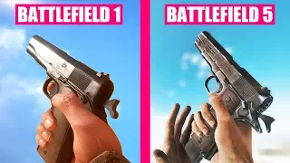Battlefield 1 vs Battlefield 5 Weapons Reload Animation Comparison