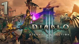 Diablo 3 Eternal Collection - PART 1 - Co-Op Switch Gameplay/Walkthrough - w/Kat & Eco