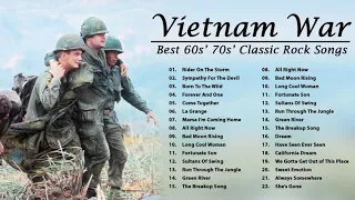 Greatest Rock N Roll Vietnam War Music - 60S And 70S Classic Rock Songs Collection
