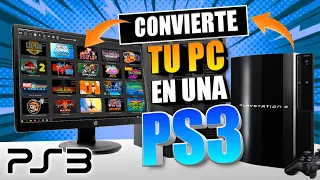 CONVIERTE TU PC EN UNA PS3!! 🚨NUEVO EMULADOR DE PS3 PARA PC 2024 || Nuevo Emulador *PS3*