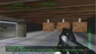 N64 Perfect Dark: Firing Range - Automatic/Assault Rifles