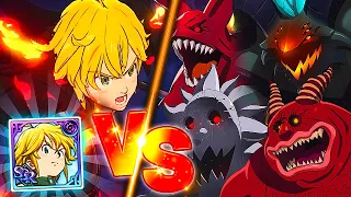 THE NEW DEMON OF PVE!!! TRAITOR MELIODAS vs EVERY DEMON RAID in Seven Deadly Sins: Grand Cross