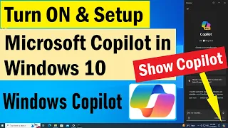 How to Enable Microsoft Copilot on Windows 10 | How to setup Microsoft Copilot in Windows 10