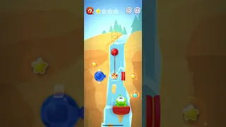 Cut the Rope Remastered gameplay - Summertime card ☀️ - Level 5 - 1, 2, 3 & 4 stars