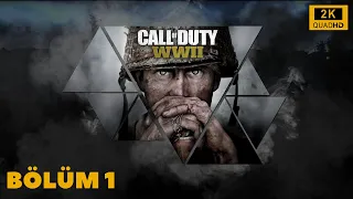 NORMANDİYA ÇIKARMASI !! |CALL OF DUTY WW2 TÜRKÇE BÖLÜM 1 (2K)