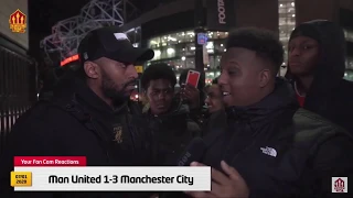 Man United 1-3 Man City Fan Cams Best Bits