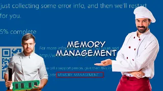 MEMORY_MANAGEMENT | Ошибка Windows на пальцах | Как Устранить/Исправить ошибку MEMORY_MANAGEMENT