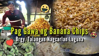 Pag Gawa ng Banana Chips - Brgy. Talangan Nagcarlan Laguna