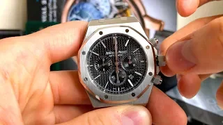 How To Set Time, Date and Chronograph on a Luxury Watch - Audemars Piguet