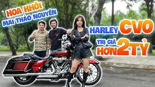 Tiết Cương được Hoa Khôi Mai Thảo Nguyên cho trải nghiệm Harley CVO trị giá trên 2 tỷ