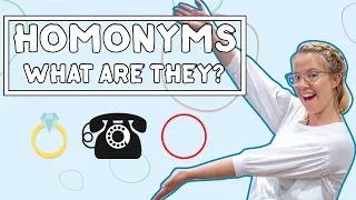 What are Homonyms? // English Writing For Kids