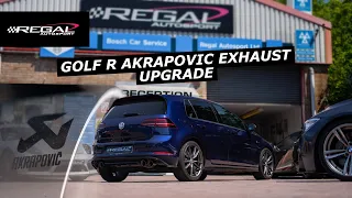 MK7.5 Golf R Akrapovic Exhaust Installation