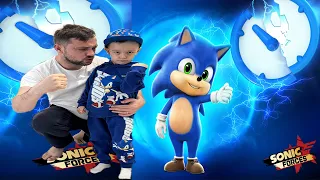 Sonic Force with My Son - Baby Sonic Ovi's favorite character! All Characters Unlocked Webcam Voice