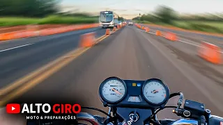 1° ROLE NA CBX STRADA 250cc! VIRO UM VERDADEIRO TWISTÃO