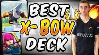 CLEAN DEFENSE! 2.9 ELIXIR CYCLE XBOW DECK EASILY BEATS GOLEM — Clash Royale