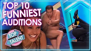 TOP 10 FUNNIEST AUDITIONS ON BRITAIN'S GOT TALENT 2023