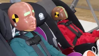 Car seats put to the test in rear-end crashes