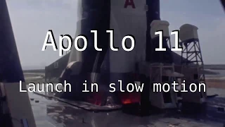 Apollo 11 - Saturn V Launch in slow motion