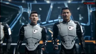 Messi Ronaldo vs Aliens football movie (galaxy 11 football team)