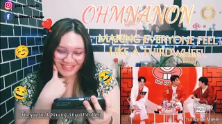 OHMNANON MAKING PEOPLE AROUND THEM A THIRDWHEEL | Reaction Video (eng. sub)