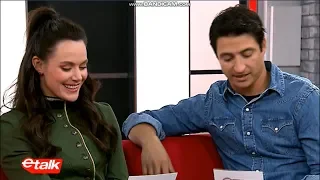 Tessa Virtue and Scott Moir answer twitter questions on ETalk (April 9th 2019)