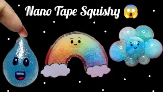 DIY 카와이 스카이 ☁️🌈💧Tik의 톡 Nano Tape Squishy 복잡 || #diy #cute