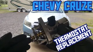 How to replace the thermostat on a 2001-2016 Chevy Cruze LS 1.8L