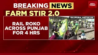 Farmer Protest News: After Delhi Chalo March, Punjab Farmers Launch Rail Roko Protest