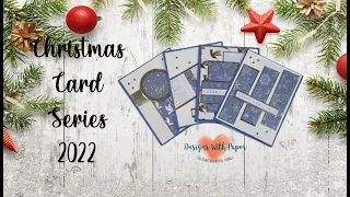 One Paper Pad Multiple Cards, Christmas Card Series 2022-- World Card Making Day