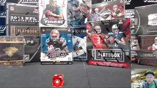 Team Draw Results ~ Long Bomb 13 Box Football Mixer Break ~ 11/11/15