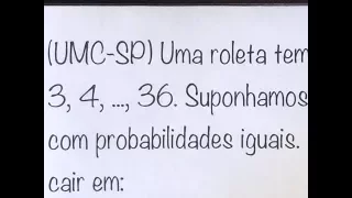 MFUNA | Pb2 - Probabilidade no jogo da ROLETA