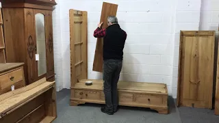 Assembling A 1930’s Triple East German Knockdown Pine Wardrobe - Pinefinders Old Pine Furniture