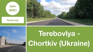 Driving from Terebovlya to Chortkiv | Ternopil region | Ukraine