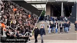 Tottenham Fans were Seen Leaving St. James Park As Newcastle Thrash Spurs 6-1
