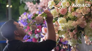John Emmanuel Creates Stunning Floral Installations At Koch & Co