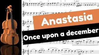 Disney - Anastasia Once upon a december pour violon - Violin