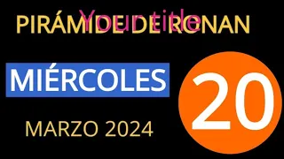 LOTERÍA PANAMA 🔥PIRÁMIDE 🔥DE RONAN 🔥20 MARZO 🔥2024