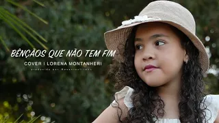 Bênçãos que não tem fim | LORENA MONTANHERI (COVER)