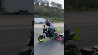 Practicing wheelies on the Honda Grom ホンダグロムでウィリーの練習 #hondagrom #grom #minimoto